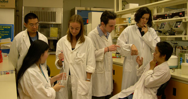 team '04 performing some elegant experiments